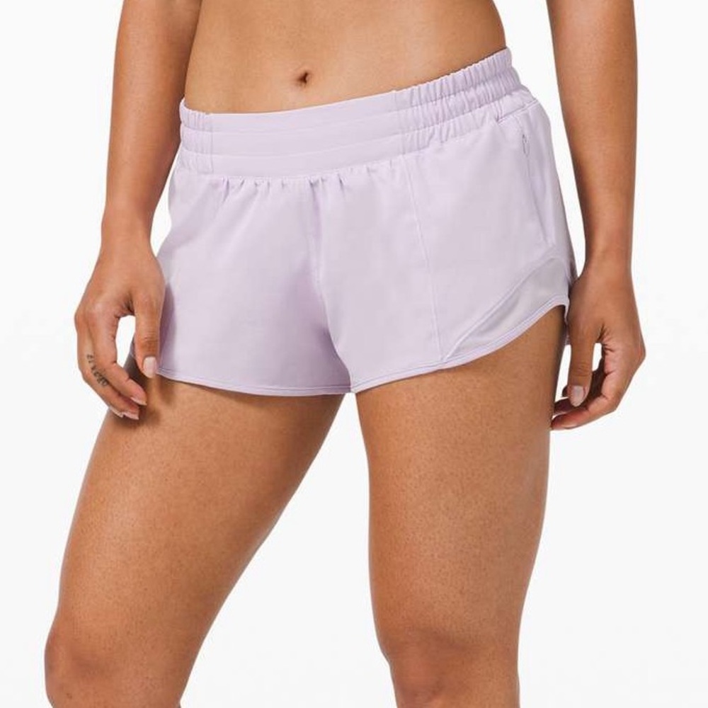 Lululemon Lavender Hotty Hot Shorts
